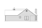 Ranch House Plan Right Elevation - Mooreland Traditional Home 001D-0013 | House Plans and More