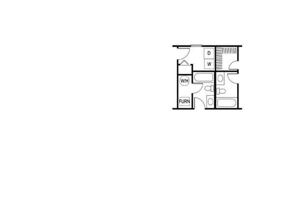 Traditional Home Plan Optional Floor Plan 001D-0024