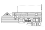 Cape Cod & New England House Plan Rear Elevation - Prescott Greek Revival Home 001D-0037 - Shop House Plans and More