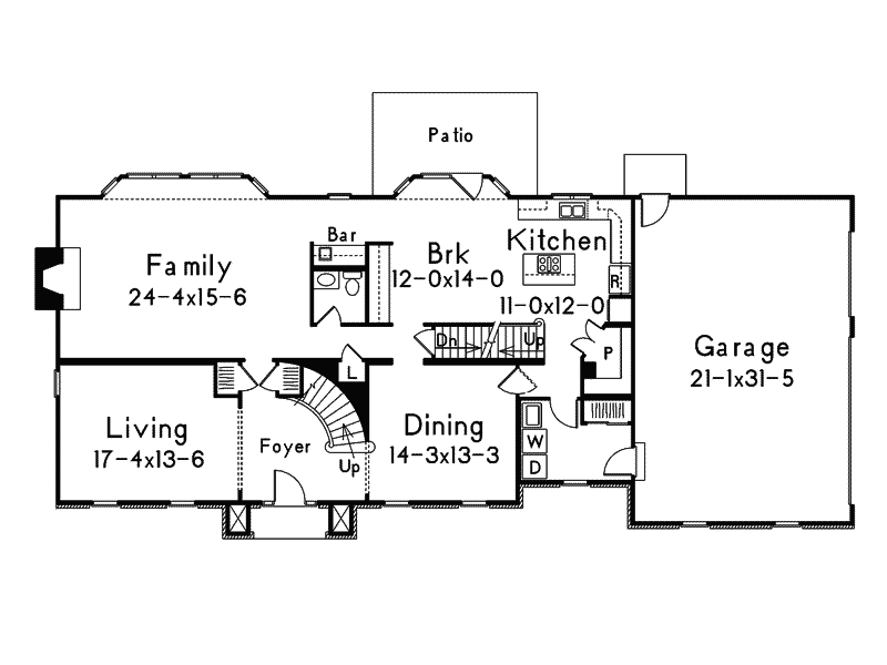 Luxury House Plan First Floor - Ridgemont Colonial Luxury Home 001D-0038 - Shop House Plans and More