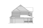 Southern House Plan Left Elevation - Charleston Country Farmhouse 001D-0064 - Search House Plans and More