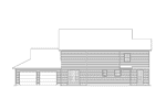 Southern House Plan Rear Elevation - Charleston Country Farmhouse 001D-0064 - Search House Plans and More
