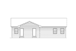 Ranch House Plan Rear Elevation - Delta Queen I Ranch Home 001D-0067 | House Plans and More