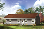 Accommodating Ranch Style Home With Front Porch 