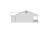 Mountain House Plan Left Elevation - Delta Queen II Country Home 001D-0068 - Search House Plans and More