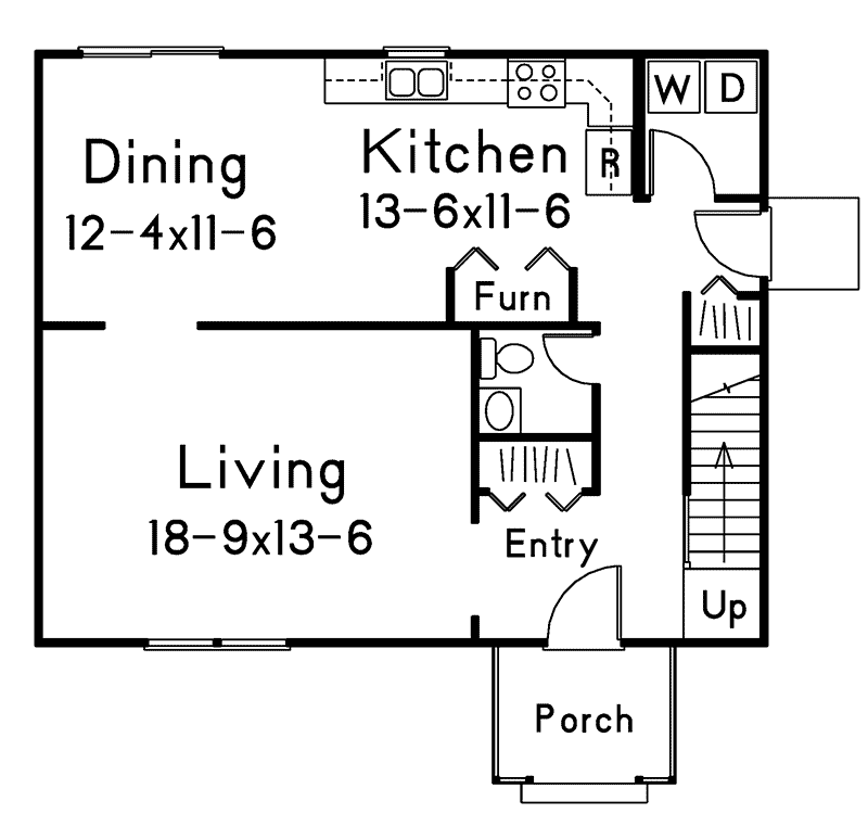 Rushville Traditional Home Plan 001D-0092 - Shop House Plans and More