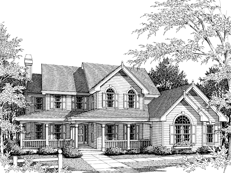 Huntington Country Home Plan 007d-0011 - Search House Plans And More