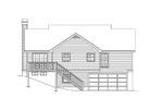 Country House Plan Rear Elevation - Briarwood Country Cottage Home 007D-0030 | House Plans and More