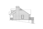Country House Plan Right Elevation - Briarwood Country Cottage Home 007D-0030 | House Plans and More