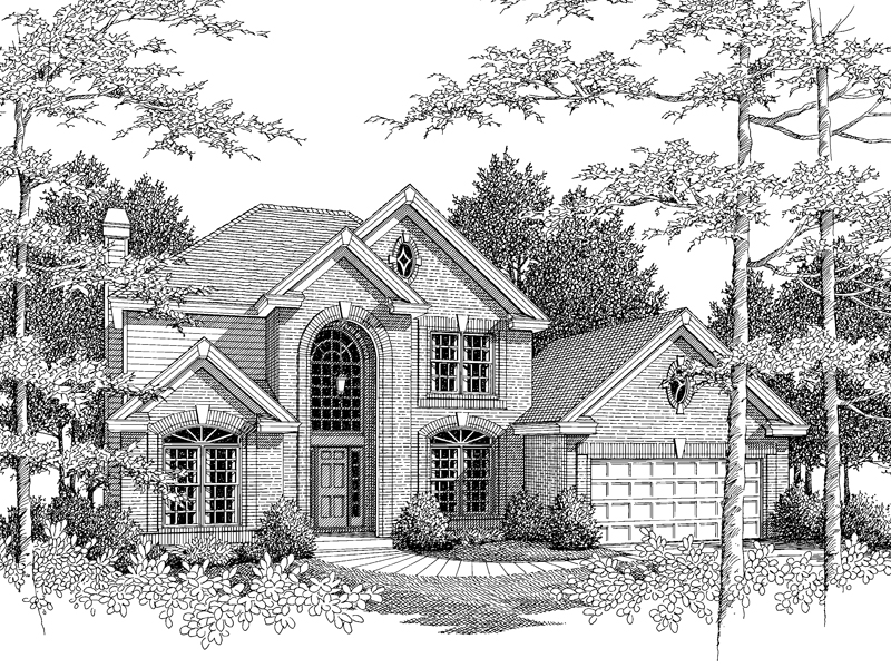 Bradington Traditional Home Plan 007D-0051 - Search House Plans and More