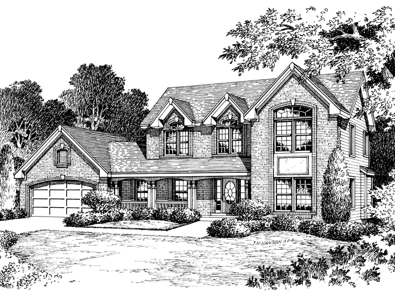 Fairview Park Colonial Home Plan 007D-0052 - Search House Plans and More