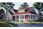 Farmhouse Plan Front Photo 01 - Summerset Country Home 007D-0055 | House Plans and More