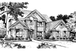 European House Plan Front Image of House - Chadington Luxury Home 007D-0059 - Search House Plans and More