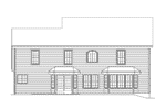 European House Plan Rear Elevation - Chadington Luxury Home 007D-0059 - Search House Plans and More