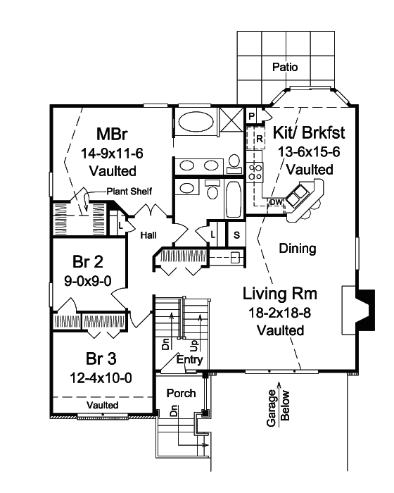 Hillbriar Traditional Home Plan 007D-0061 - Search House Plans and More