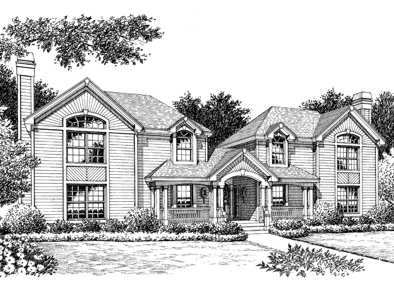 Bedford Hill Country Duplex Plan 007D-0091 - Search House Plans and More