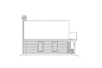 Ranch House Plan Rear Elevation - Springdale Country Cabin Home 007D-0105 | House Plans and More