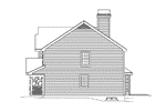 Traditional House Plan Right Elevation - Glencoe Greek Revival Home 007D-0114 - Search House Plans and More