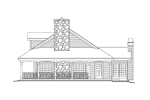 Ranch House Plan Right Elevation - Shadyview Country Ranch Home 007D-0124 - Shop House Plans and More