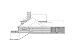 Traditional House Plan Left Elevation - Monaco Bay Traditional Home 007D-0132 | House Plans and More