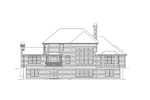Traditional House Plan Rear Elevation - Monaco Bay Traditional Home 007D-0132 - Shop House Plans and More