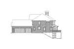 Traditional House Plan Right Elevation - Monaco Bay Traditional Home 007D-0132 - Shop House Plans and More