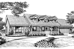 Ranch House Plan Front Image of House - Foxmyer Country Ranch Home 007D-0134 - Search House Plans and More