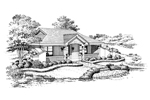 Vacation House Plan Front Image of House - Woodhaven Vacation Home 007D-0156 - Shop House Plans and More