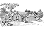 Country House Plan Front Image of House - La Demeure Country French Home 007D-0162 - Shop House Plans and More