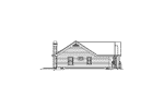 Country House Plan Left Elevation - La Demeure Country French Home 007D-0162 - Shop House Plans and More