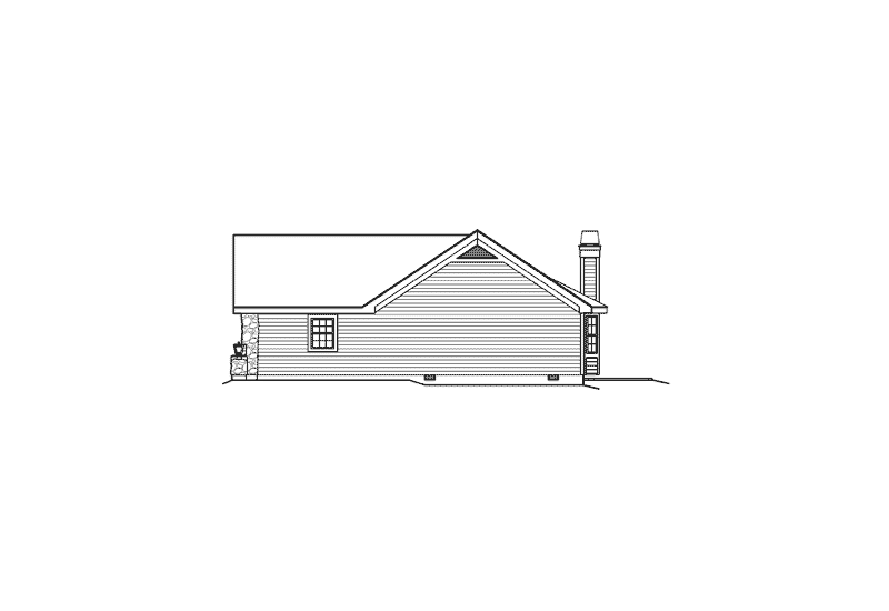 Country House Plan Right Elevation - La Demeure Country French Home 007D-0162 - Shop House Plans and More