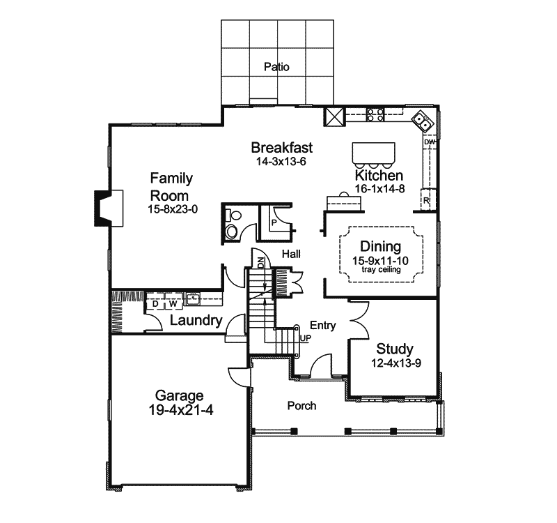 Stonecroft Park Country Home Plan 007D-0182 - Shop House Plans and More