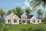 Fancy Stone Exterior Decorates This Florida Home