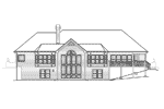 Traditional House Plan Rear Elevation - Carmel Place Atrium Ranch Home 007D-0187 | House Plans and More