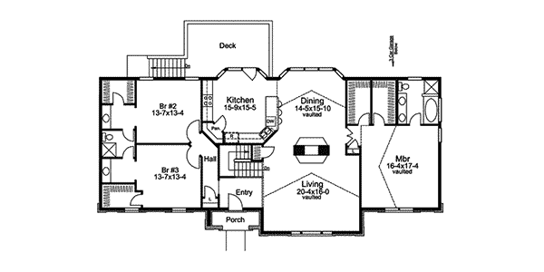 Compton Place Ranch Home Plan 007D0213 House Plans and More