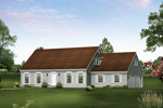Cape Cod/ New England Home With Double Side Entry Garages