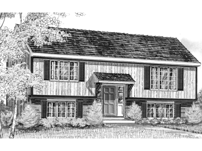 Roseville Raised Ranch Home Plan 008d 0022 House Plans And