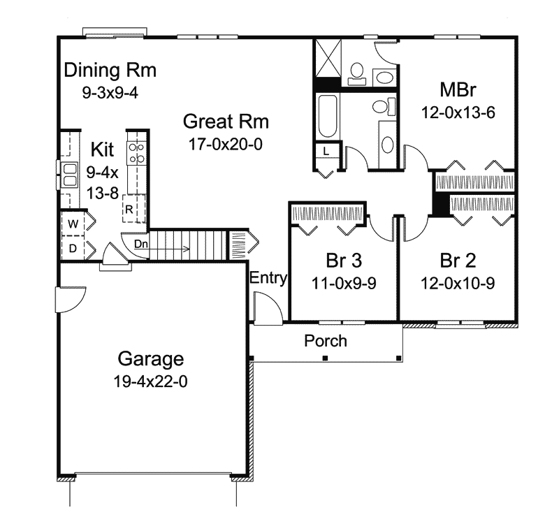 Summerfield Manor Ranch Home Plan 008D0170 House Plans