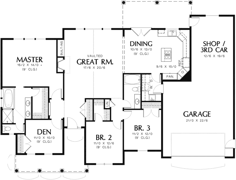 Irvine Haven Shingle Style Home Plan 011D0006 House