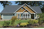 Ranch House Plan Front Photo 04 - Springfall Craftsman Ranch Home 011D-0013 - Shop House Plans and More