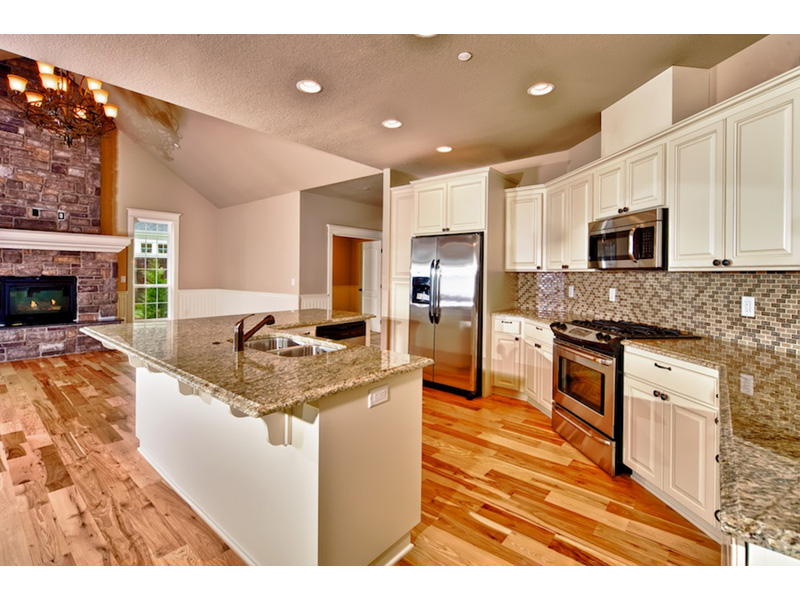 Ranch House Plan Kitchen Photo 01 - Springfall Craftsman Ranch Home 011D-0013 - Shop House Plans and More