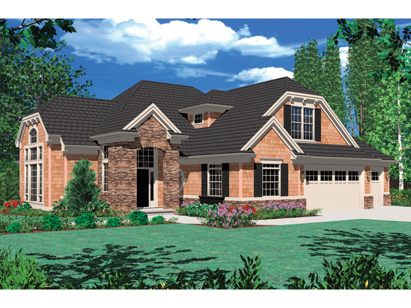 Traditional House Plan Front Image - Fordyce Cottage Home 011D-0038 - Search House Plans and More