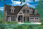 European House Plan Front Image - Harrisburg Lake Craftsman Home 011D-0043 - Search House Plans and More