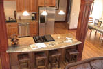 European House Plan Kitchen Photo 03 - Harrisburg Lake Craftsman Home 011D-0043 - Search House Plans and More