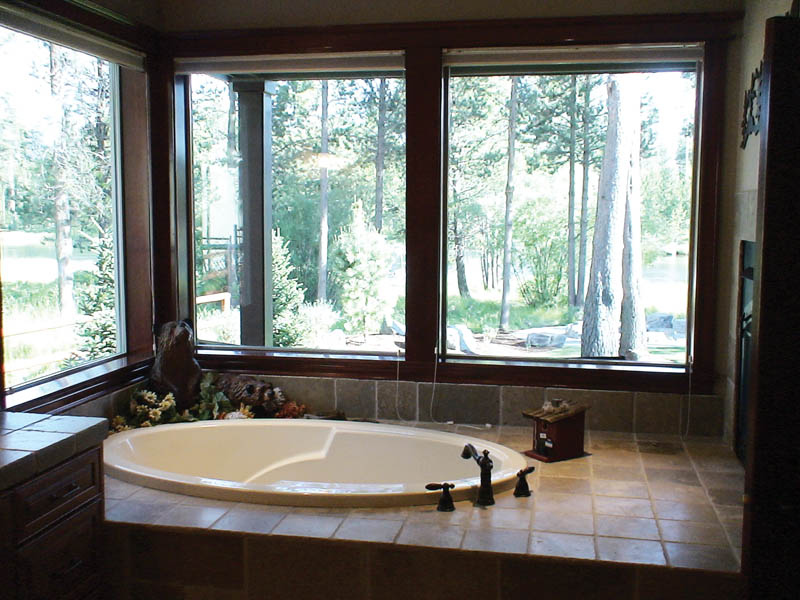 European House Plan Master Bathroom Photo 01 - Harrisburg Lake Craftsman Home 011D-0043 - Search House Plans and More