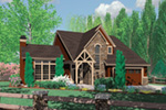 Tudor House Plan Front Image - Fawn Canyon Tudor Style Home 011D-0046 - Search House Plans and More