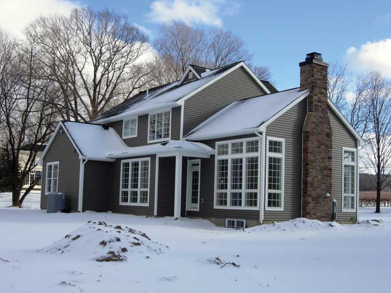 Tudor House Plan Rear Photo 02 - Fawn Canyon Tudor Style Home 011D-0046 - Search House Plans and More