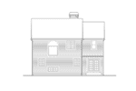 Rear Elevation - Stevener Two-Story Home  011D-0099 | House Plans and More