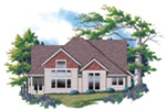 Craftsman House Plan Color Image of House - Grandboro Craftsman Home 011D-0169 - Search House Plans and More