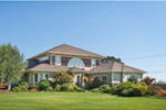 Luxury House Plan Front Photo 01 - Patton Bay Shingle Home 011D-0197 - Shop House Plans and More